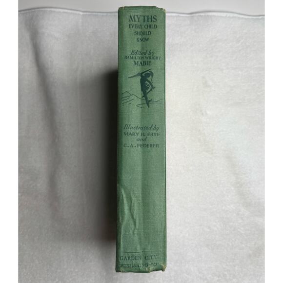 Myths Every Child Should Know 1914 Illustrated Vintage Hardcover Hamilton Mabie - Picture 3 of 14